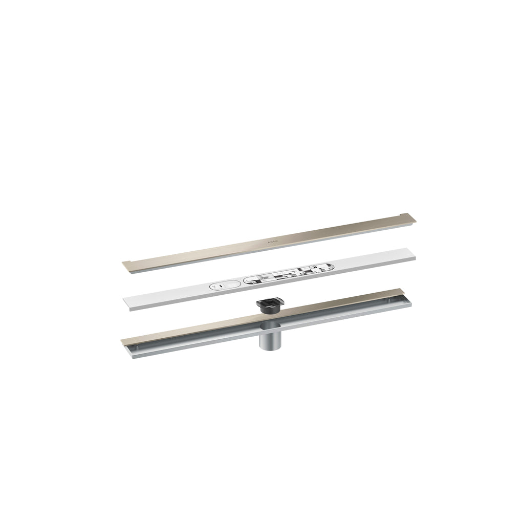 AXOR 42525821 Drains Wall Installation 27 9/16" - Brushed Nickel