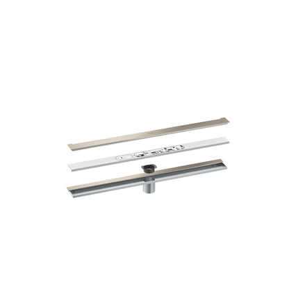 AXOR 42525821 Drains Wall Installation 27 9/16" - Brushed Nickel