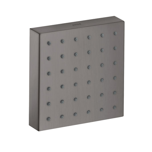 AXOR ShowerSolutions Shower Module 5" x 5" Square in Brushed Black Chrome