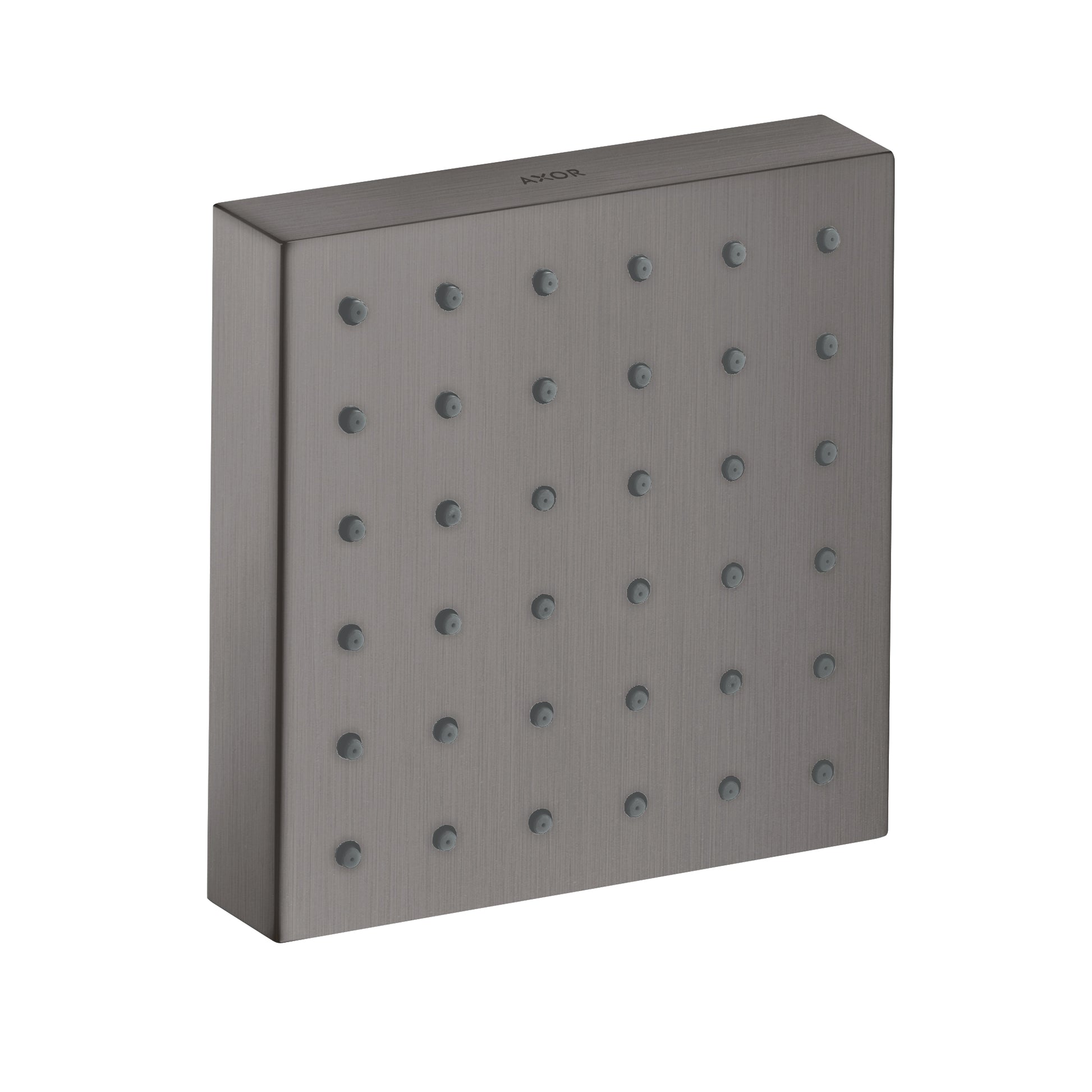 AXOR 28491341 ShowerSolutions Shower Module 5" x 5" Square - Brushed Black Chrome