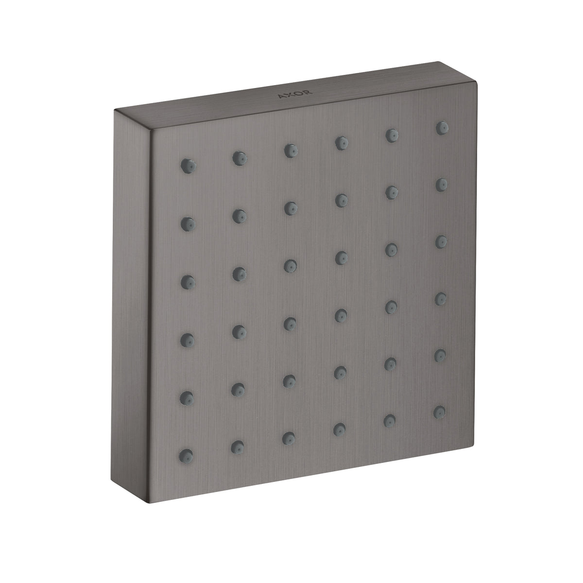 AXOR 28491341 ShowerSolutions Shower Module 5" x 5" Square - Brushed Black Chrome