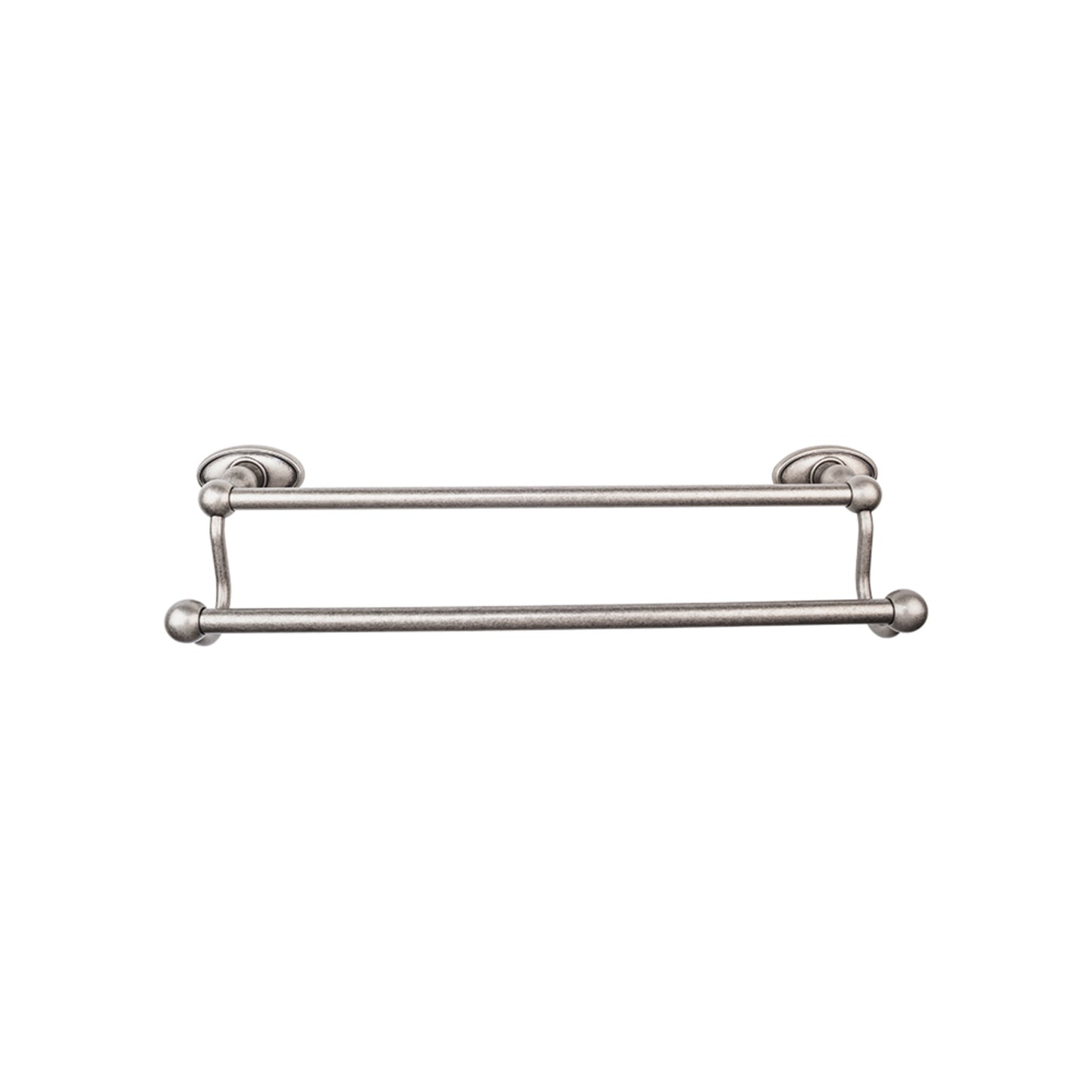 TOP KNOBS ED11APC TOP BATH (R) Edwardian Bath Double 32 1/2" Wall Mounted Towel Bar - Antique Pewter