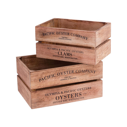 ELK STUDIO BOX001 Oysters and Clams Boxes (Set of 2)