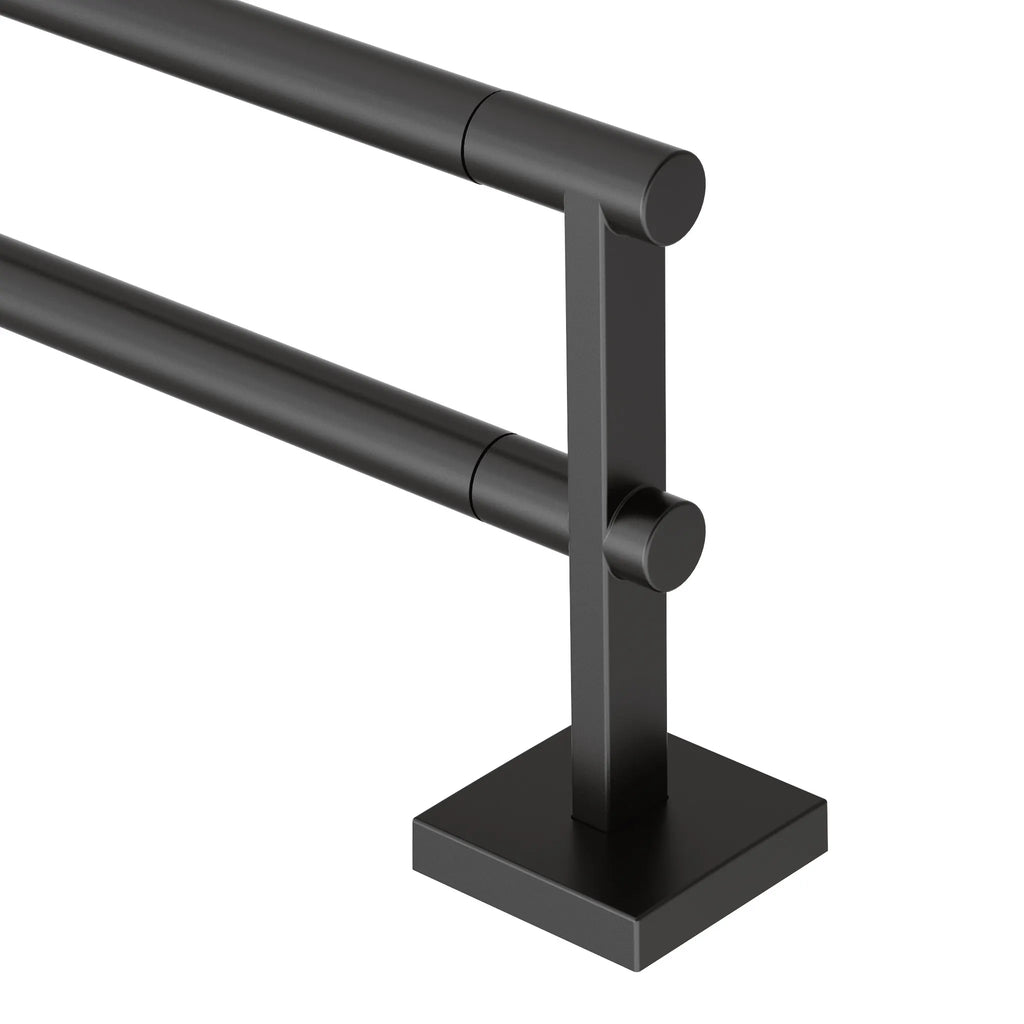 MOEN BP1822BL Triva  24" Double Towel Bar In Matte Black