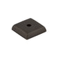 TOP KNOBS M1447 Aspen Square Knob Backplate - Medium Bronze