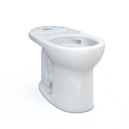 TOTO C775CEFG#01 Drake Round Tornado Flush Toilet Bowl With Cefiontect - Cotton White