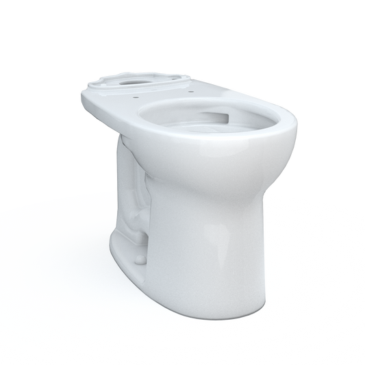 TOTO C775CEFG#01 Drake Round Tornado Flush Toilet Bowl With Cefiontect - Cotton White
