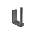 AXOR 42654340 Universal Rectangular Spare Roll Holder - Brushed Black Chrome
