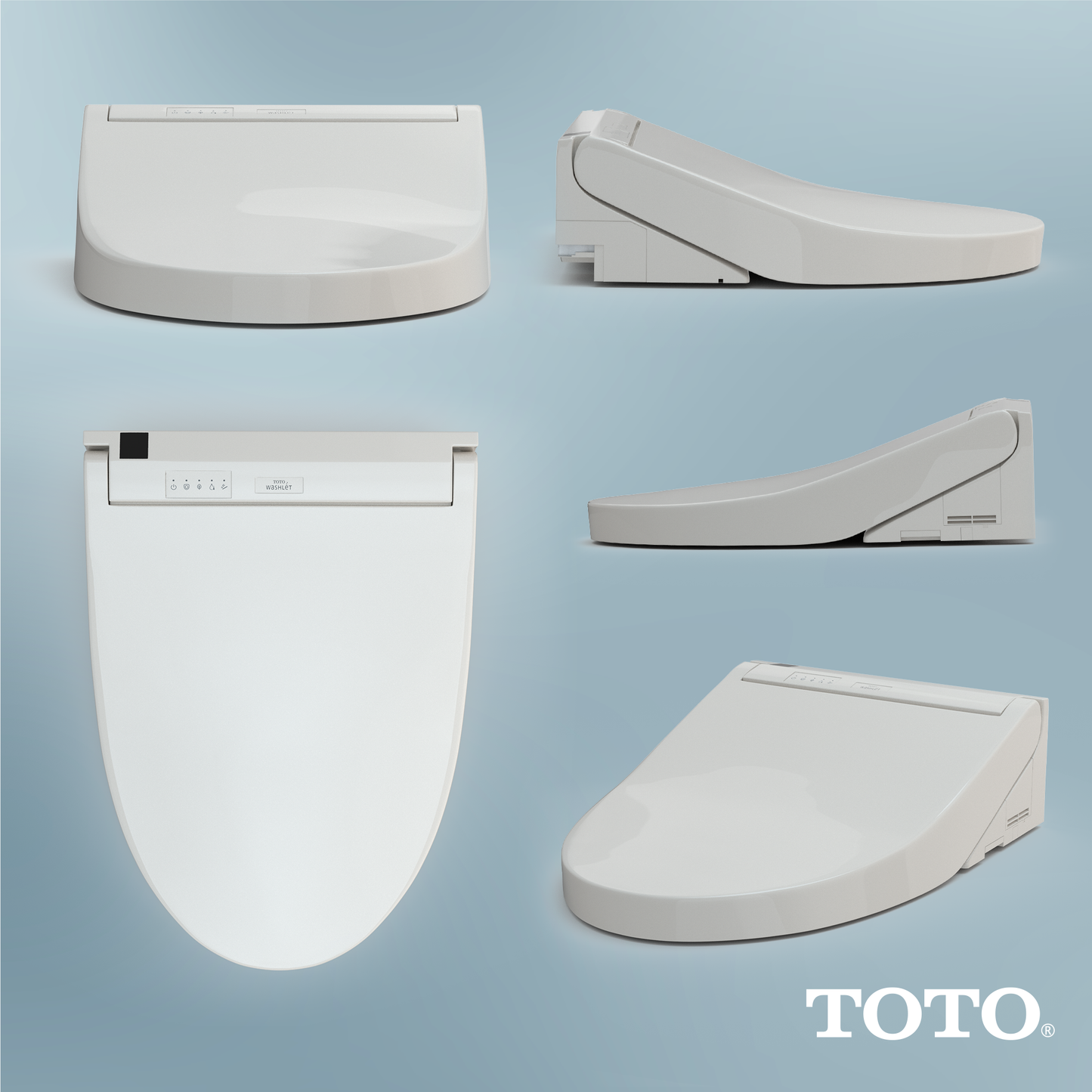 TOTO SW3084#12 Washlet C5 Electronic Bidet Toilet Seat With Premist And Ewater+ Wand Cleaning - Sedona Beige