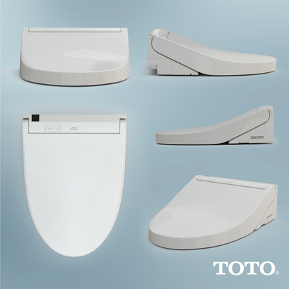 TOTO SW3084#12 Washlet C5 Electronic Bidet Toilet Seat With Premist And Ewater+ Wand Cleaning - Sedona Beige