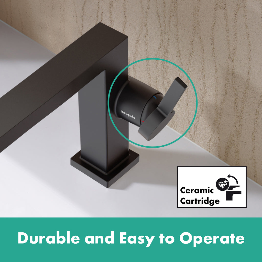 HANSGROHE 73021671 Tecturis E Single-Hole Fine 110, 1.2 GPM - Matte Black