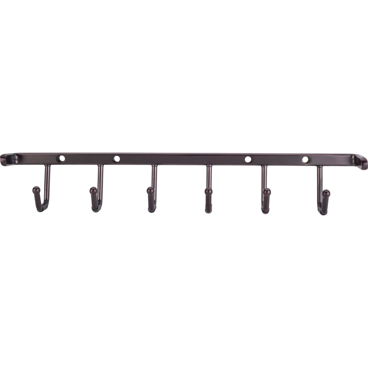 HARDWARE RESOURCES 296B-DBAC Brushed Oil Rubbed Bronze Screw-Mount Belt Rack - Brushed Oil Rubbed Bronze