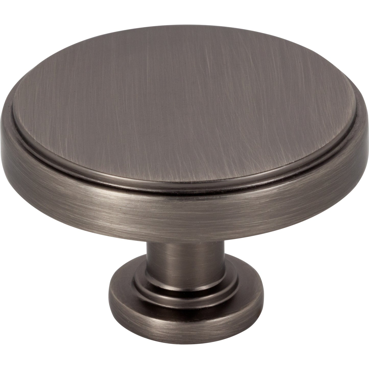 JEFFREY ALEXANDER 171L-BNBDL Richard 1-3/4" Diameter Round Knob - Brushed Pewter
