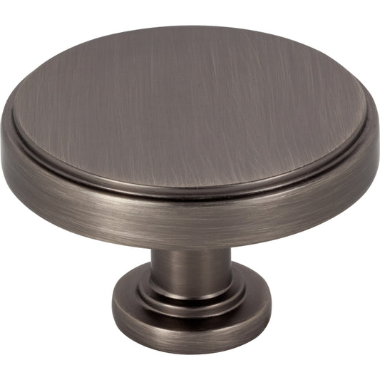 JEFFREY ALEXANDER 171L-BNBDL Richard 1-3/4" Diameter Round Knob - Brushed Pewter