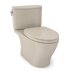 TOTO MS442124CUFG#03 Nexus 1G Two-Piece Elongated 1.0 Gpf Universal Height Toilet With Cefiontect And Ss124 Softclose Seat - Bone