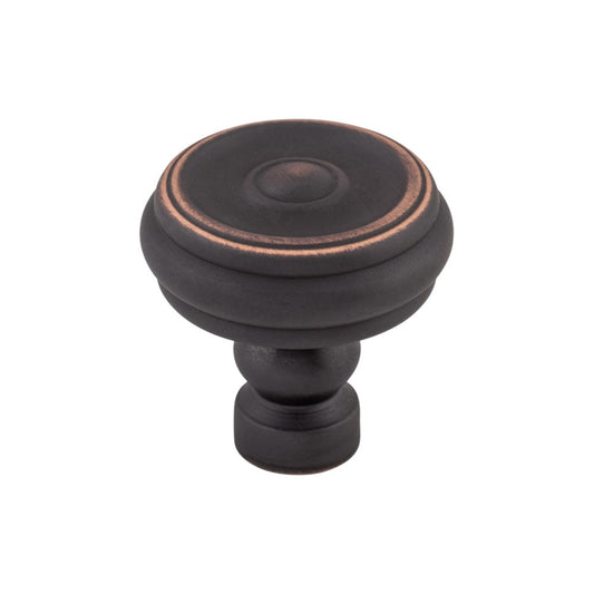 TOP KNOBS TK882UM Brixton Button 1 1/4" Diameter Round Knob - Umbrio