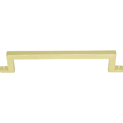 ATLAS 386-PB Campaign 5 1/16" Center to Center Bar Pull - Polished Brass