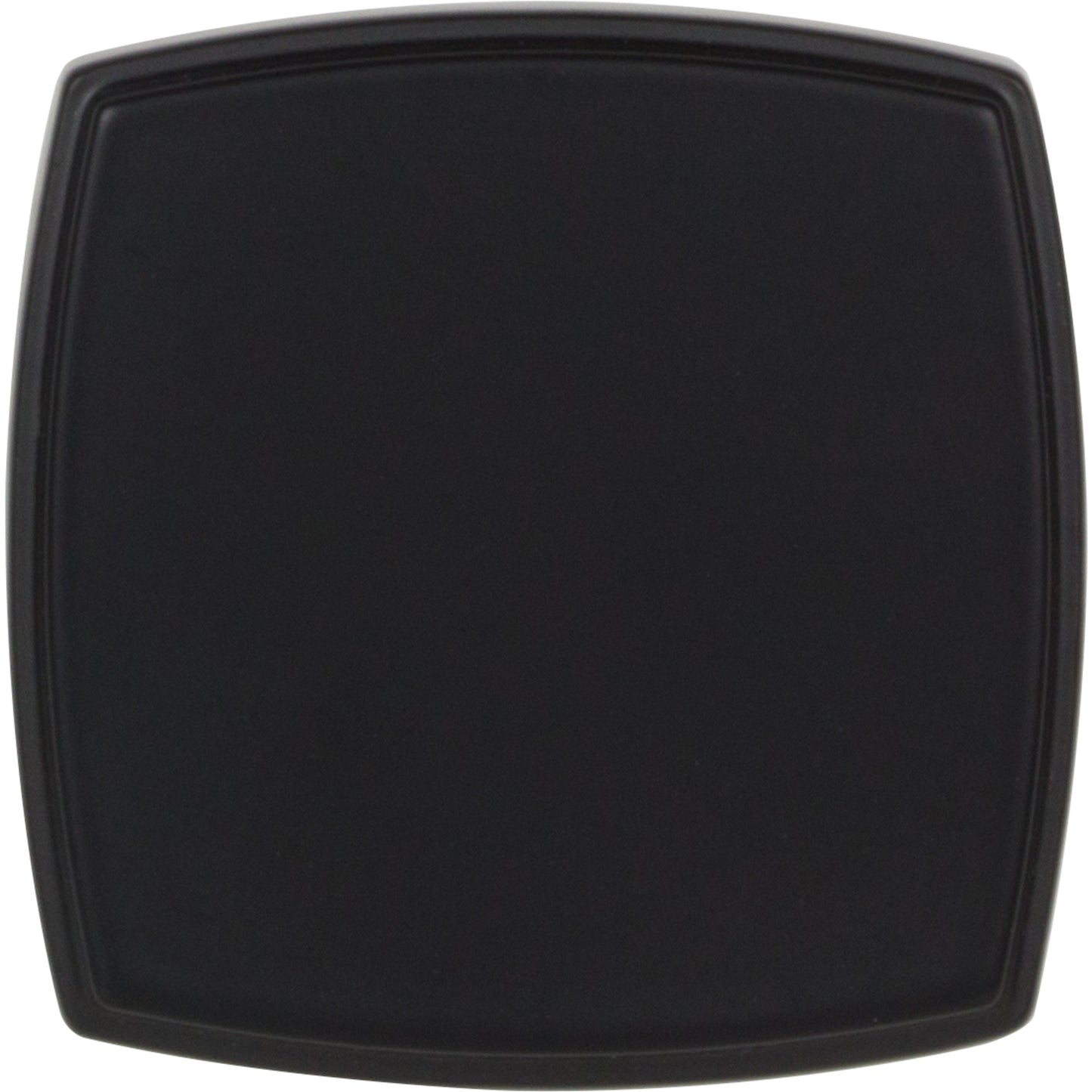 JEFFREY ALEXANDER 141L-MB Renzo 1-3/4" Diameter Square Knob - Matte Black