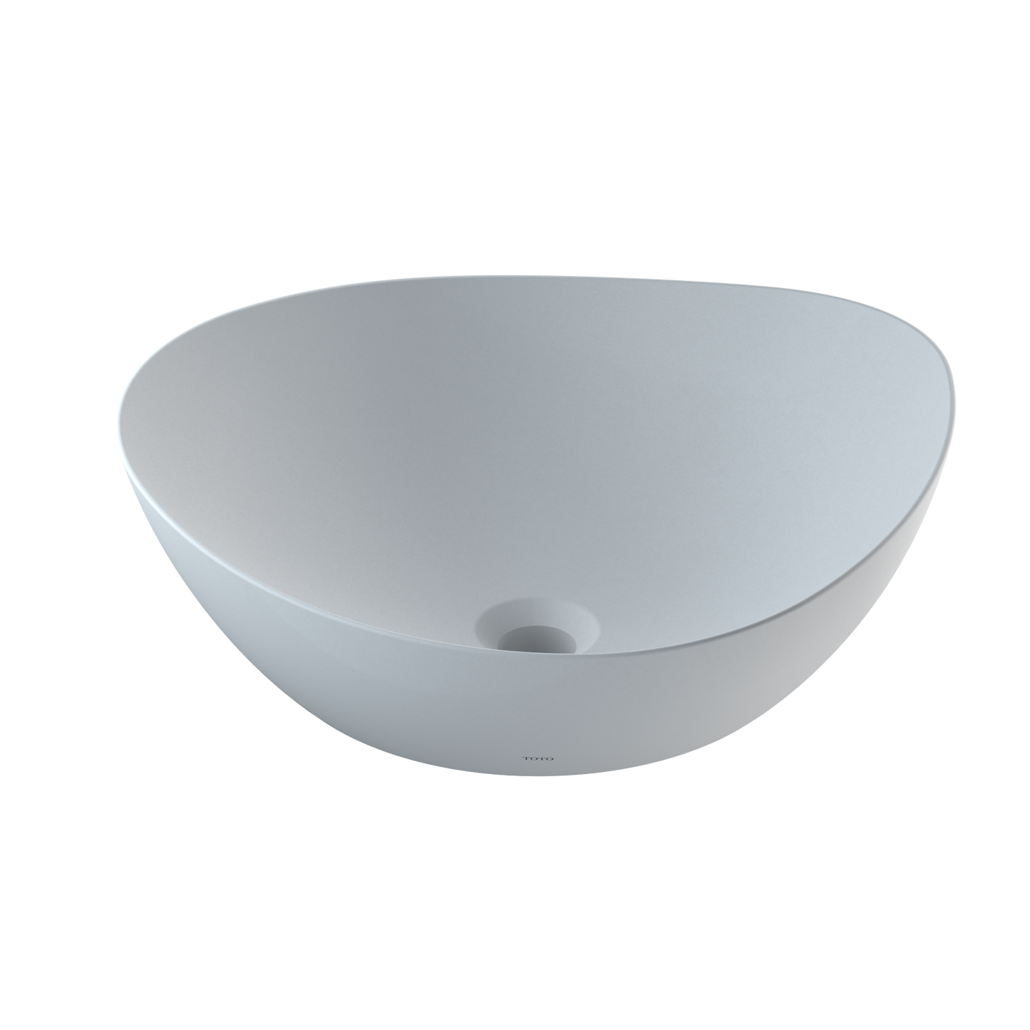 TOTO LT477MT#CMW Kiwami Asymmetrical Vessel Bathroom Sink with CEFITONTECT , Clean Matte