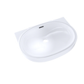 TOTO LT546G#01 Oval 19-11/16" X 13-3/4" Undermount Bathroom Sink With Cefiontect - Cotton White