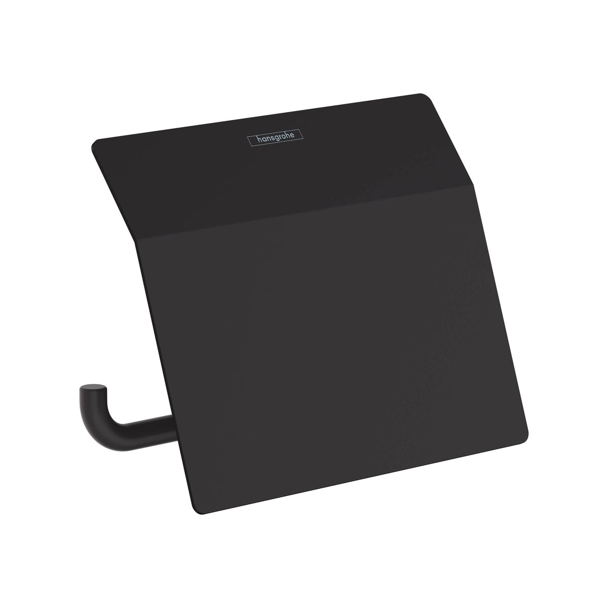 HANSGROHE 41753670 AddStoris Toilet Paper Holder with Cover - Matte Black