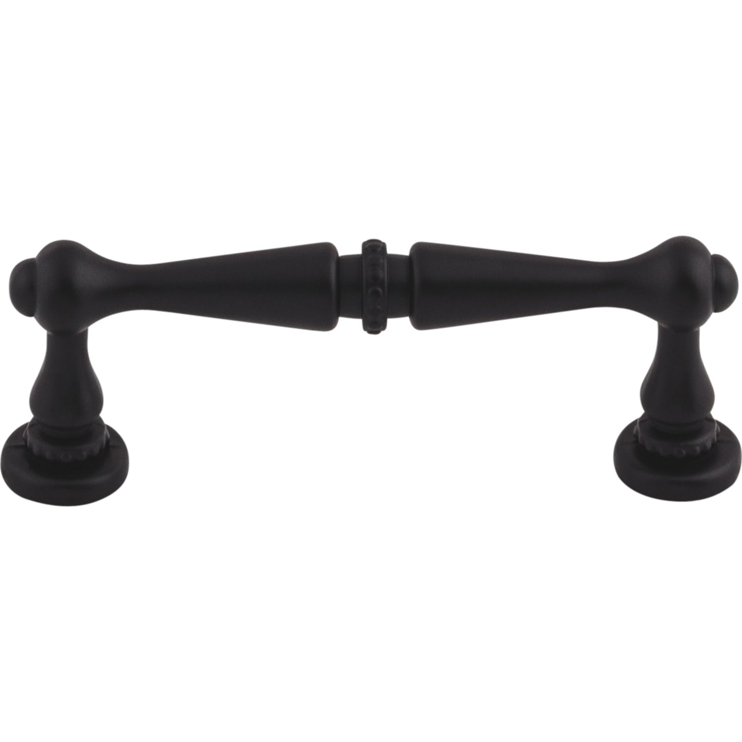 TOP KNOBS M1722 Edwardian 3" Center to Center Bar Pull , Flat Black