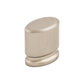 TOP KNOBS TK59BSN Oval 1 1/8" Length Oval Knob - Brushed Satin Nickel