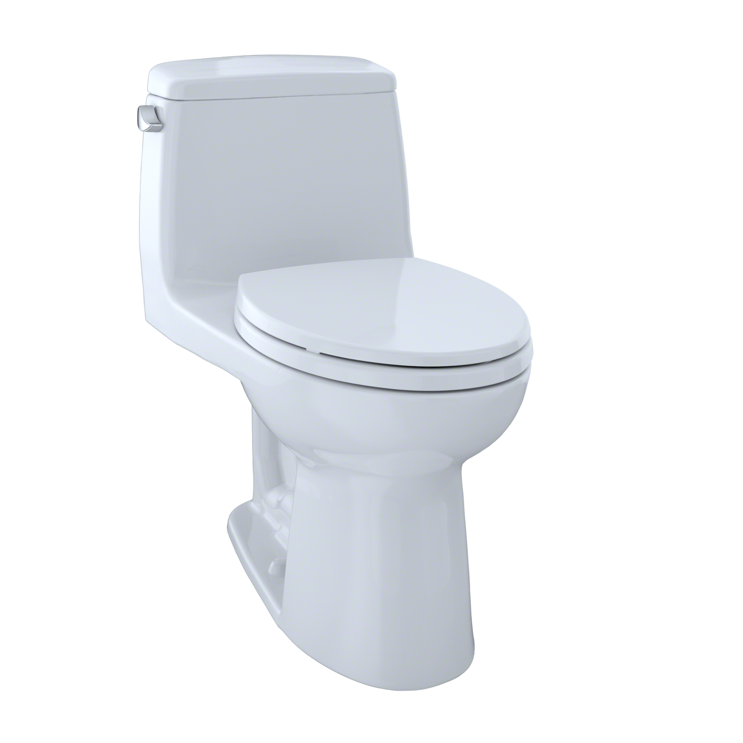 TOTO MS854114EG#01 Eco UltraMax One-Piece Elongated 1.28 GPF Toilet with CEFIONTECT , Cotton White