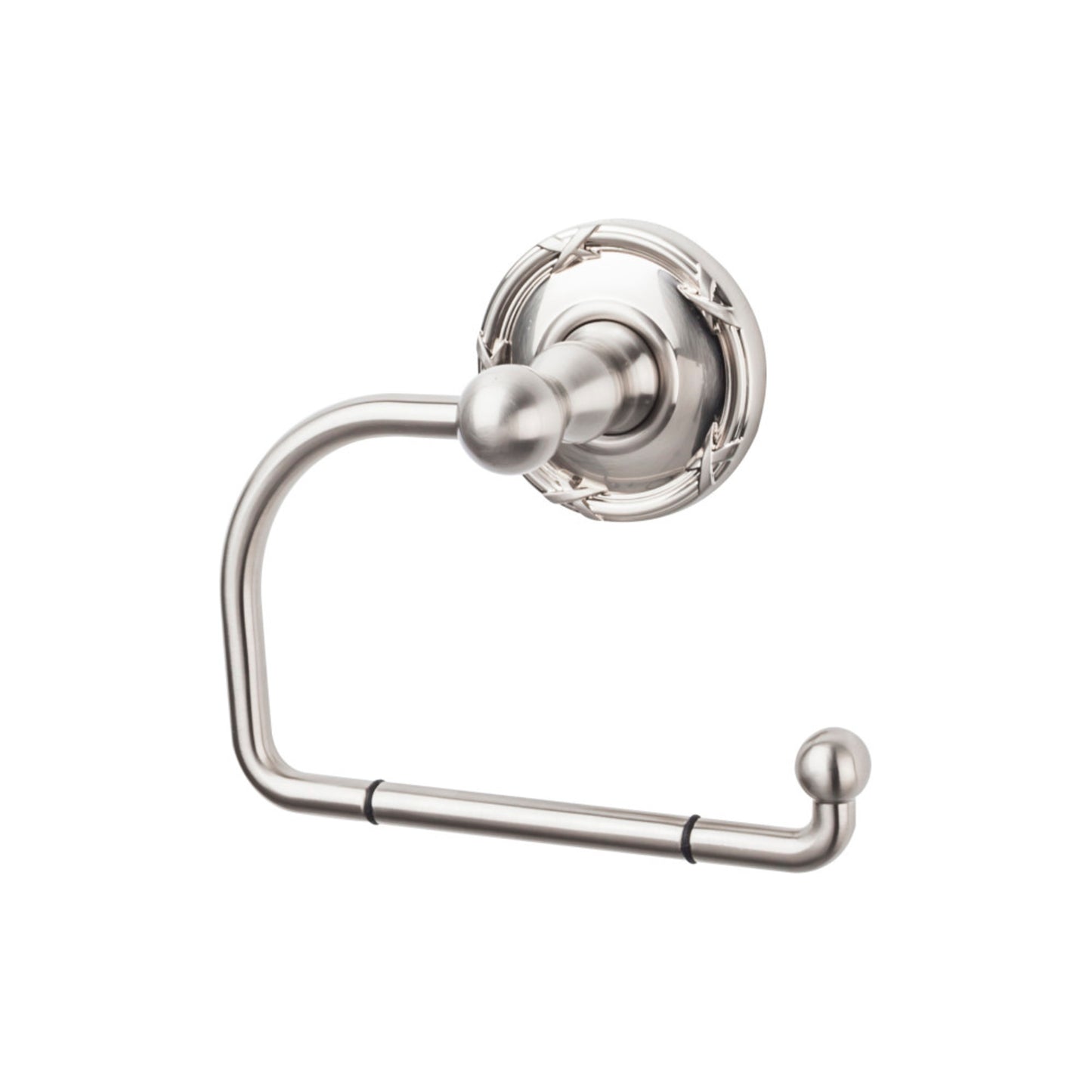 TOP KNOBS ED4BSNE TOP BATH (R) Edwardian Bath Wall Mounted Toilet Paper Holder - Brushed Satin Nickel