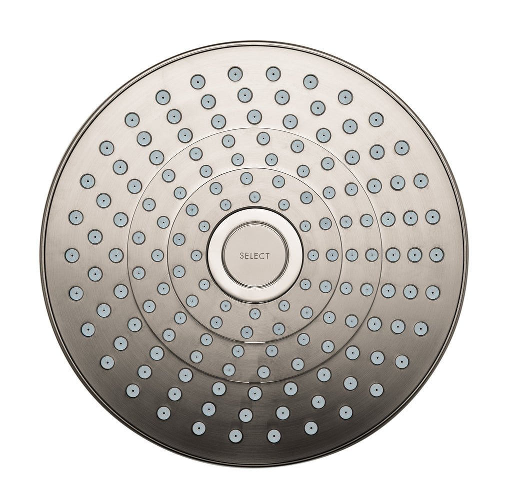 HANSGROHE 04825820 Croma Select S Showerhead 180 2-Jet, 2.5 GPM - Brushed Nickel