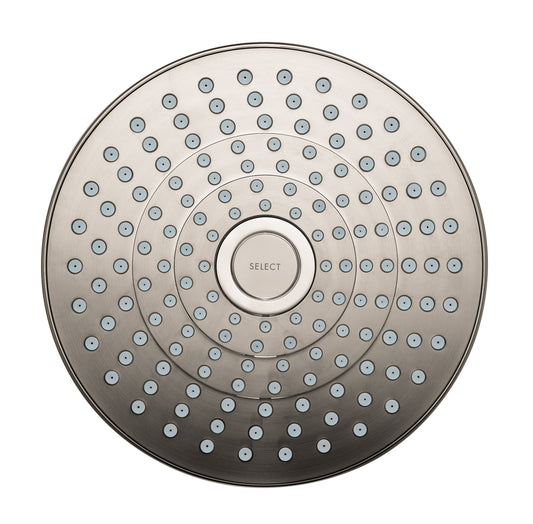 HANSGROHE 04825820 Croma Select S Showerhead 180 2-Jet, 2.5 GPM - Brushed Nickel