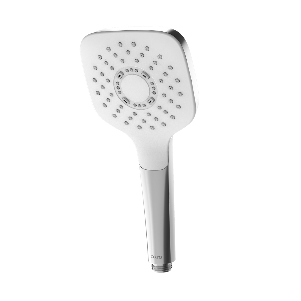 TOTO TBW02010U4#CP G Series 1.75 Gpm Single Spray 4 Inch Square Handshower With Comfort Wave Technology - Polished Chrome
