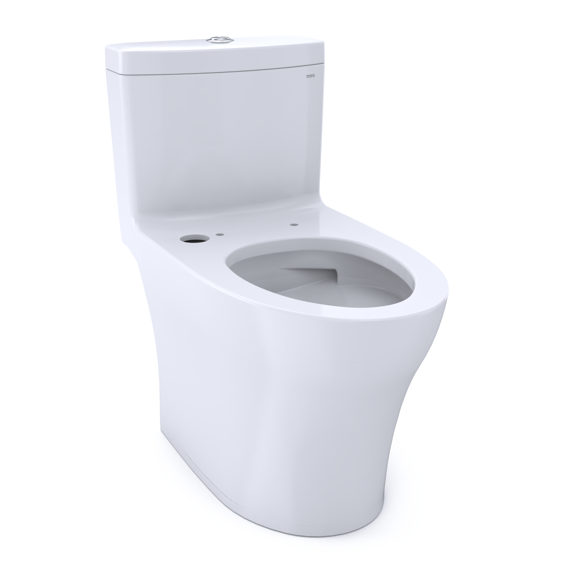 TOTO CST646CEMFGNAT40#01 Aquia Iv One-Piece Elongated Dual Flush 1.28 And 0.9 Gpf Washlet+ And Auto Flush Ready Toilet With Cefiontect - Cotton White