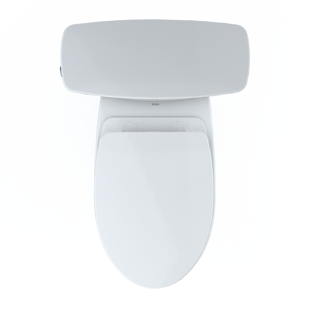 TOTO MS786124CEG#01 Drake Transitional Two-Piece Elongated 1.28 Gpf Tornado Flush Toilet With Cefiontect And Softclose Seat - Cotton White