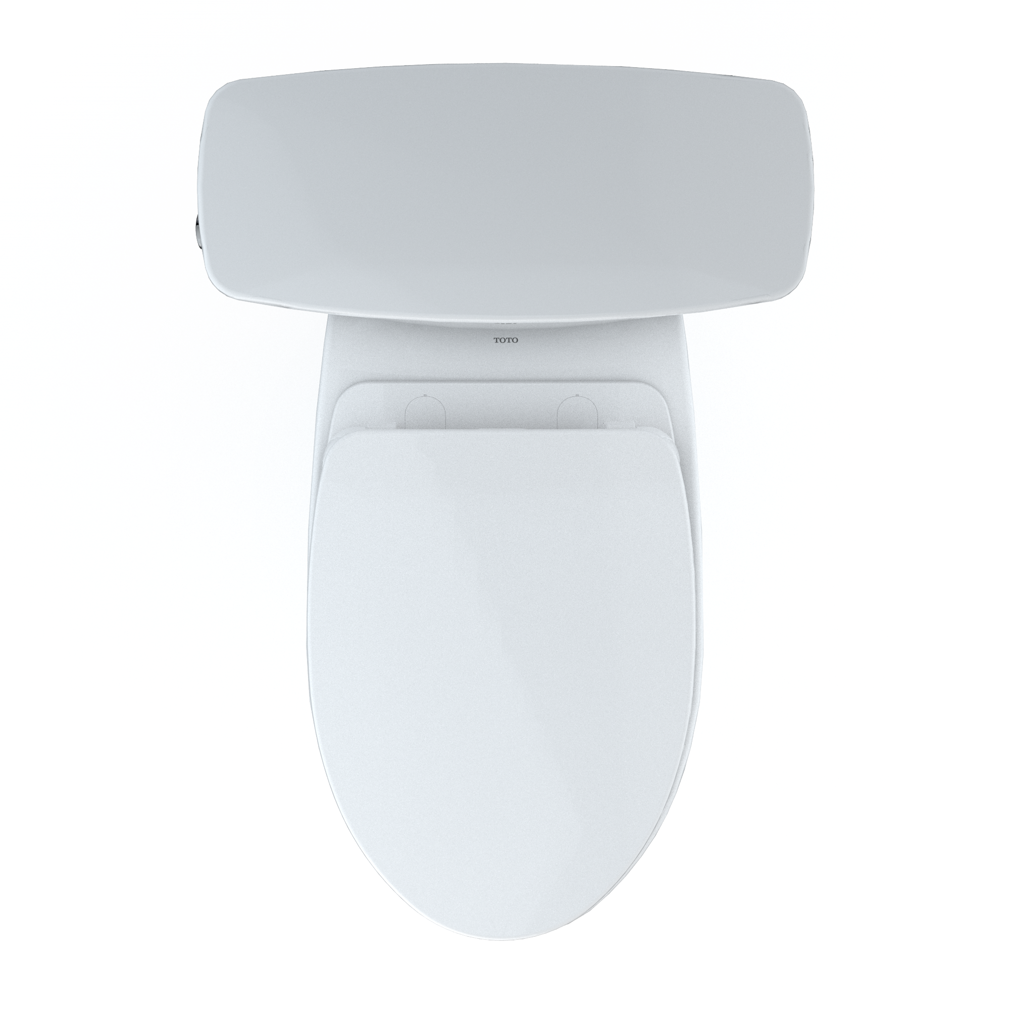 TOTO MS786124CEFG.10#01 Drake Transitional Two-Piece Elongated 1.28 Gpf Universal Height Tornado Flush  Toilet With 10 Inch Rough-In - Cotton White