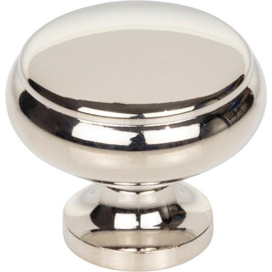 TOP KNOBS TK3090PN Cumberland 1 1/4" Diameter Round Knob - Polished Nickel