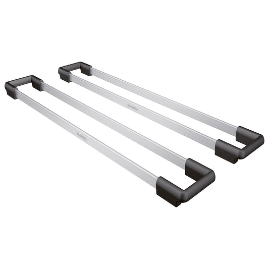 BLANCO 235906 Quatrus Quatrus Ergon Sink Rails - Set of 2 in Stainless Steel