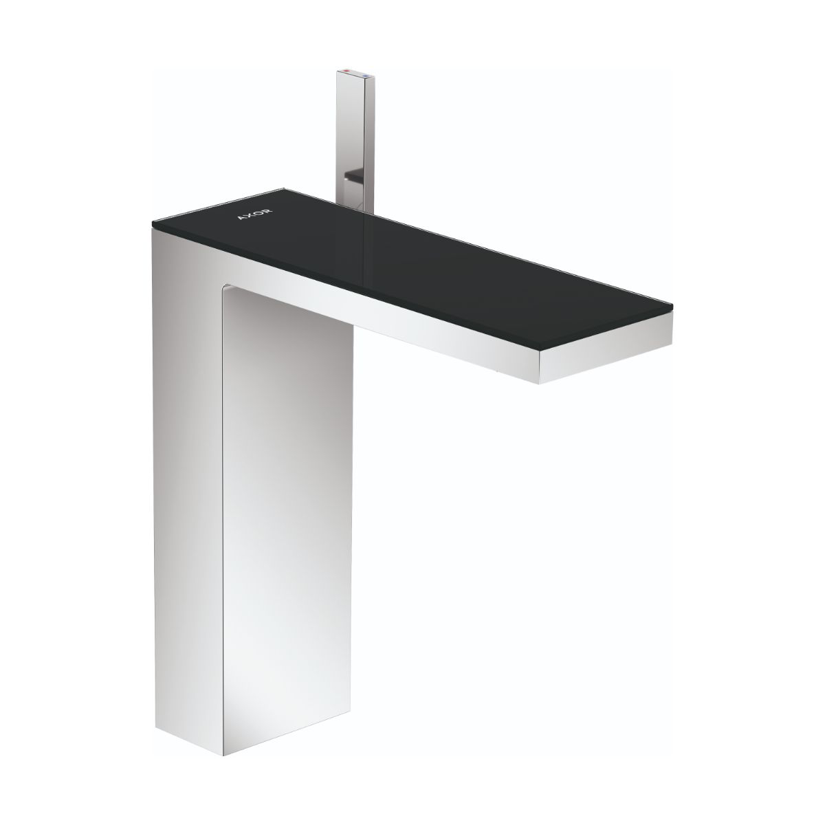 AXOR 47020601 MyEdition Single-Hole Faucet 230, 1.2 GPM - Chrome / Black Glass