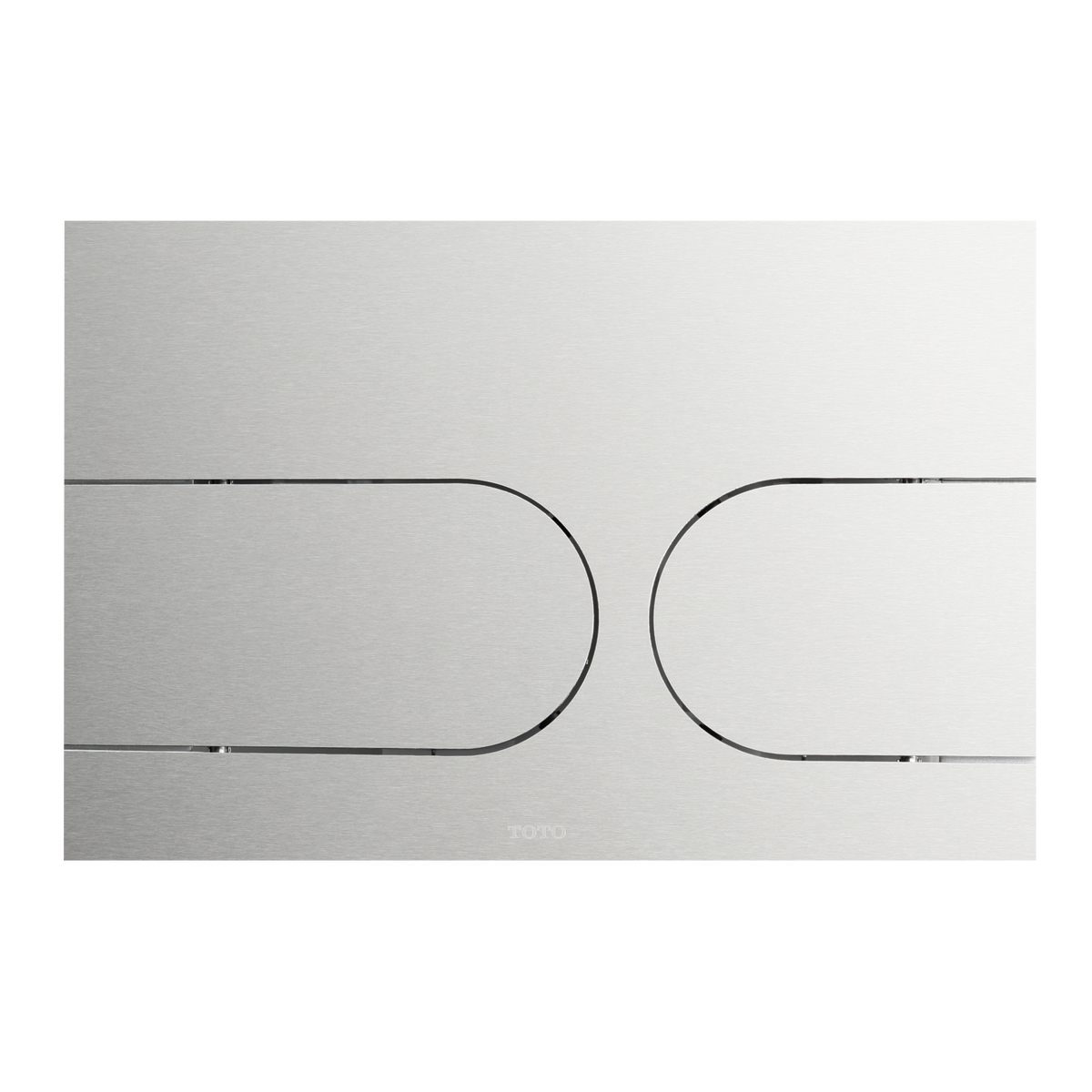 TOTO YT970#SS Dual Flush Round Push Button Plate For Select Duofit In-Wall Tank Unit - Stainless Steel