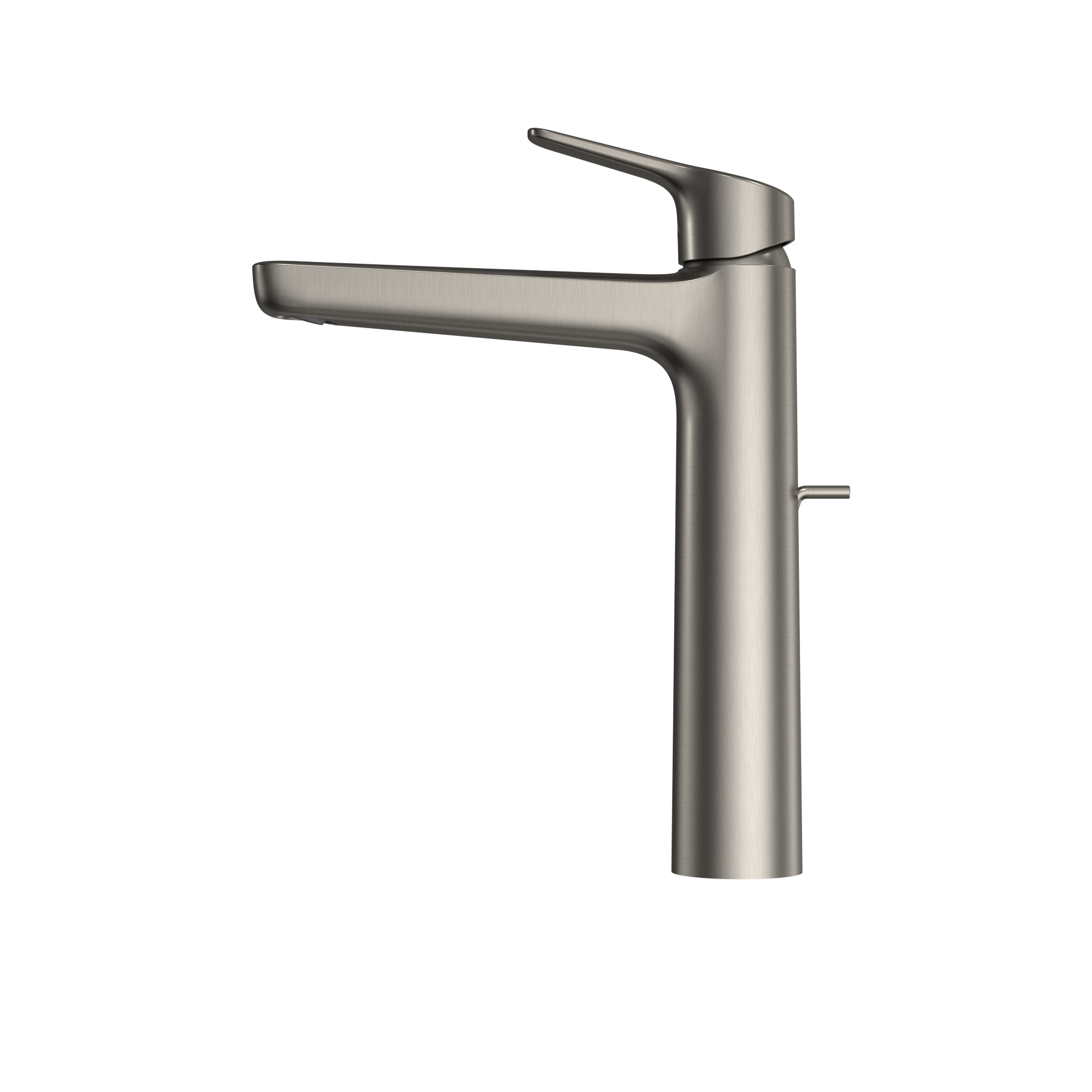 TOTO TLG03305U#BN Gs Series 1.2 Gpm Single Handle Bathroom Faucet For Vessel Sink With Comfort Glide Technology And Drain Assembly - Brushed Nickel