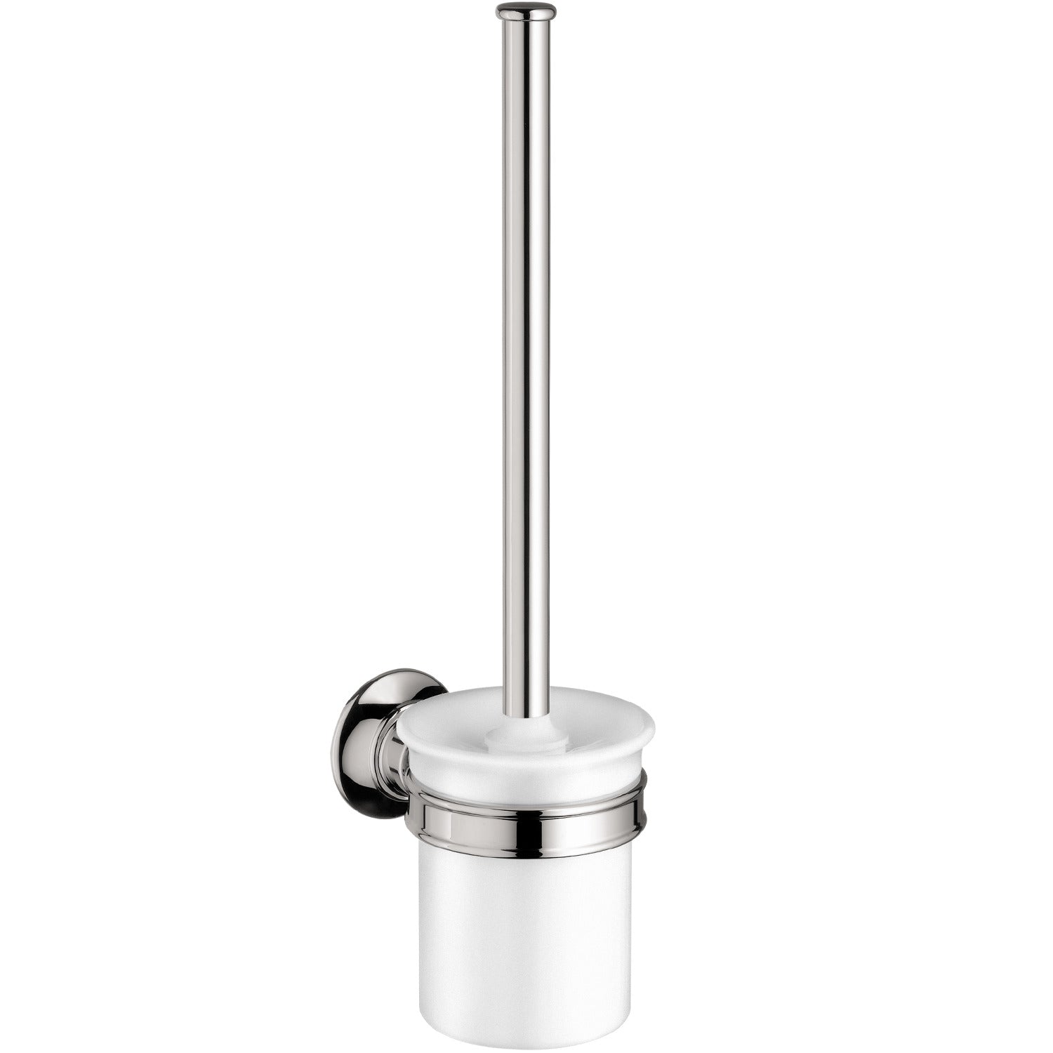 AXOR 42035000 Montreux Toilet Brush with Holder, Wall-Mounted - Chrome