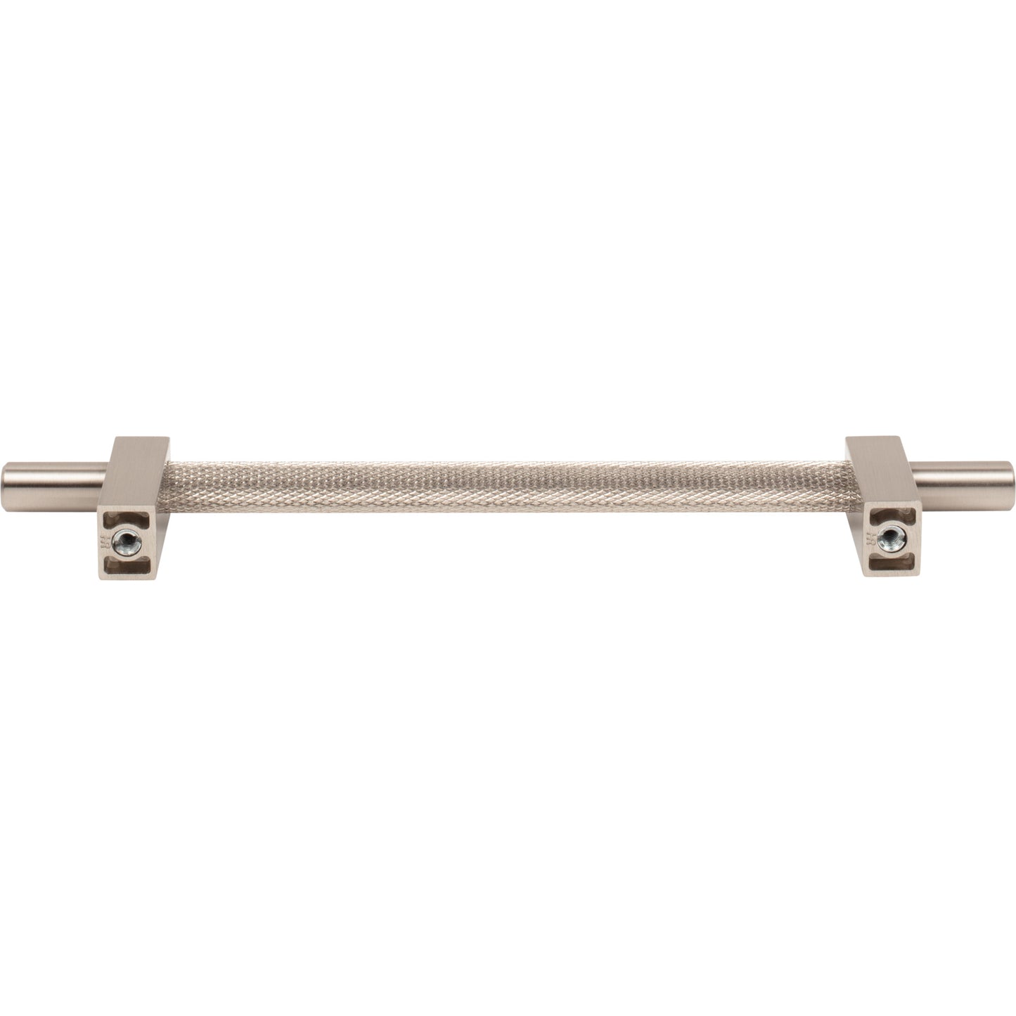 JEFFREY ALEXANDER 598-160SN Larkin Knurled Center 160 mm Center-to-Center Bar Pull - Satin Nickel