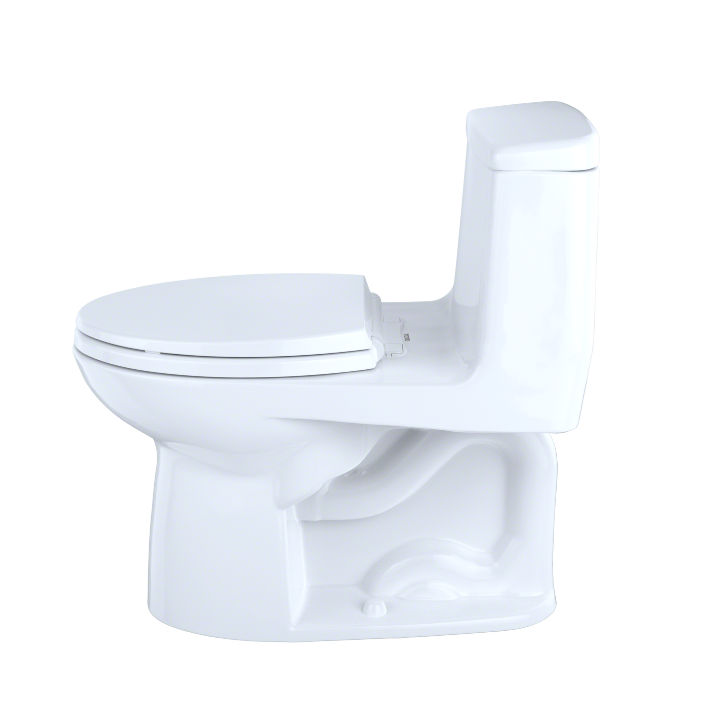 TOTO MS854114EG#01 Eco UltraMax One-Piece Elongated 1.28 GPF Toilet with CEFIONTECT , Cotton White