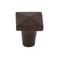 TOP KNOBS M1513 Aspen 7/8" Length Square Knob - Mahogany Bronze