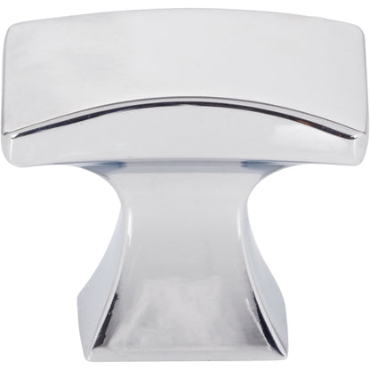 JEFFREY ALEXANDER 767PC Philip 1-1/4" Length Rectangle Knob - Polished Chrome