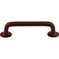 TOP KNOBS M1388 Aspen Rounded 4" Center to Center Bar Pull - Mahogany Bronze