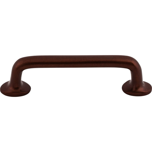 TOP KNOBS M1388 Aspen Rounded 4" Center to Center Bar Pull - Mahogany Bronze