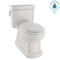 TOTO MS974224CEFG#12 Eco Guinevere Elongated 1.28 Gpf Universal Height Skirted Toilet With Cefiontect And Softclose Seat - Sedona Beige
