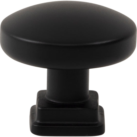 ATLAS A6021-BL Kimberton 1 1/4" Length Round Knob - Matte Black