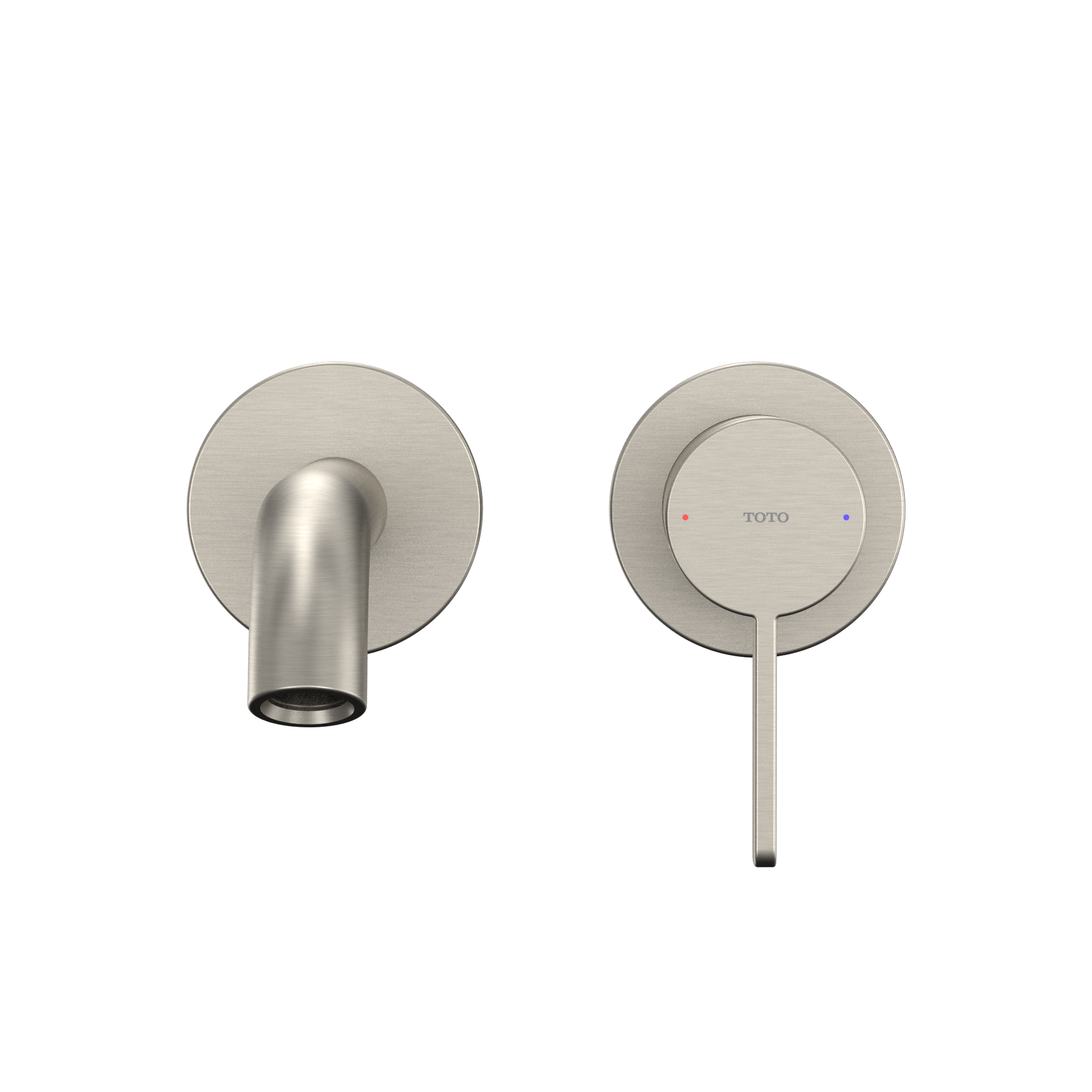 TOTO TLG11307U#BN Gf 1.2 Gpm Wall-Mount Single-Handle Bathroom Faucet With Comfort Glide Technology - Brushed Nickel